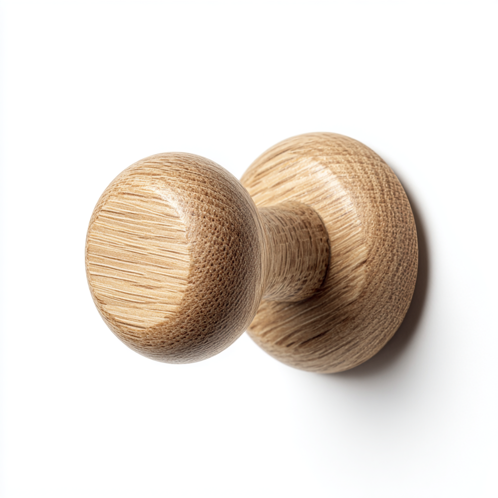 Koventa Solid Wood Wall Hook - Nordic Dot