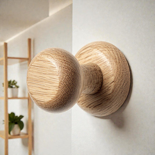Koventa Solid Wood Wall Hook - Nordic Dot